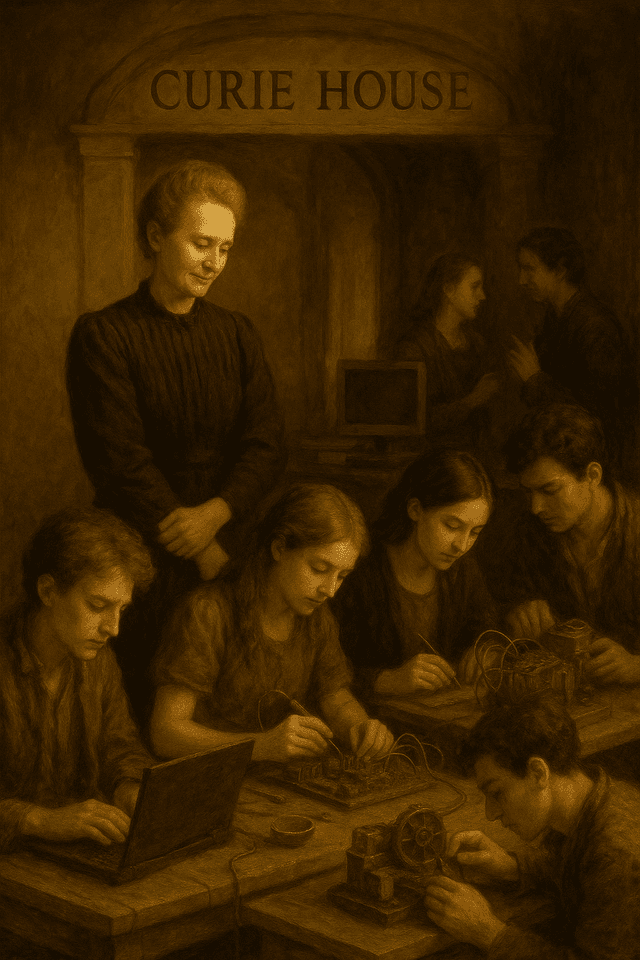 Curie House Painting